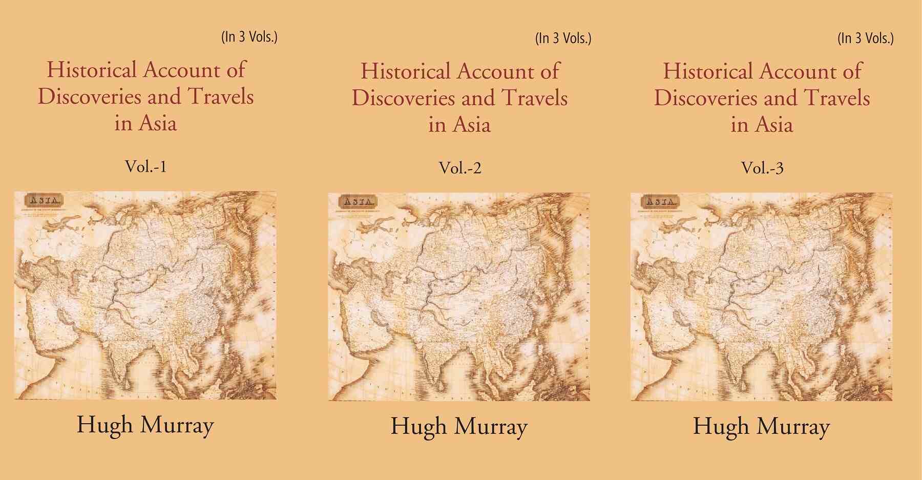 Historical Account of Discoveries and Travels in Asia 3 Vols. Set - Gyan Books - Distacart