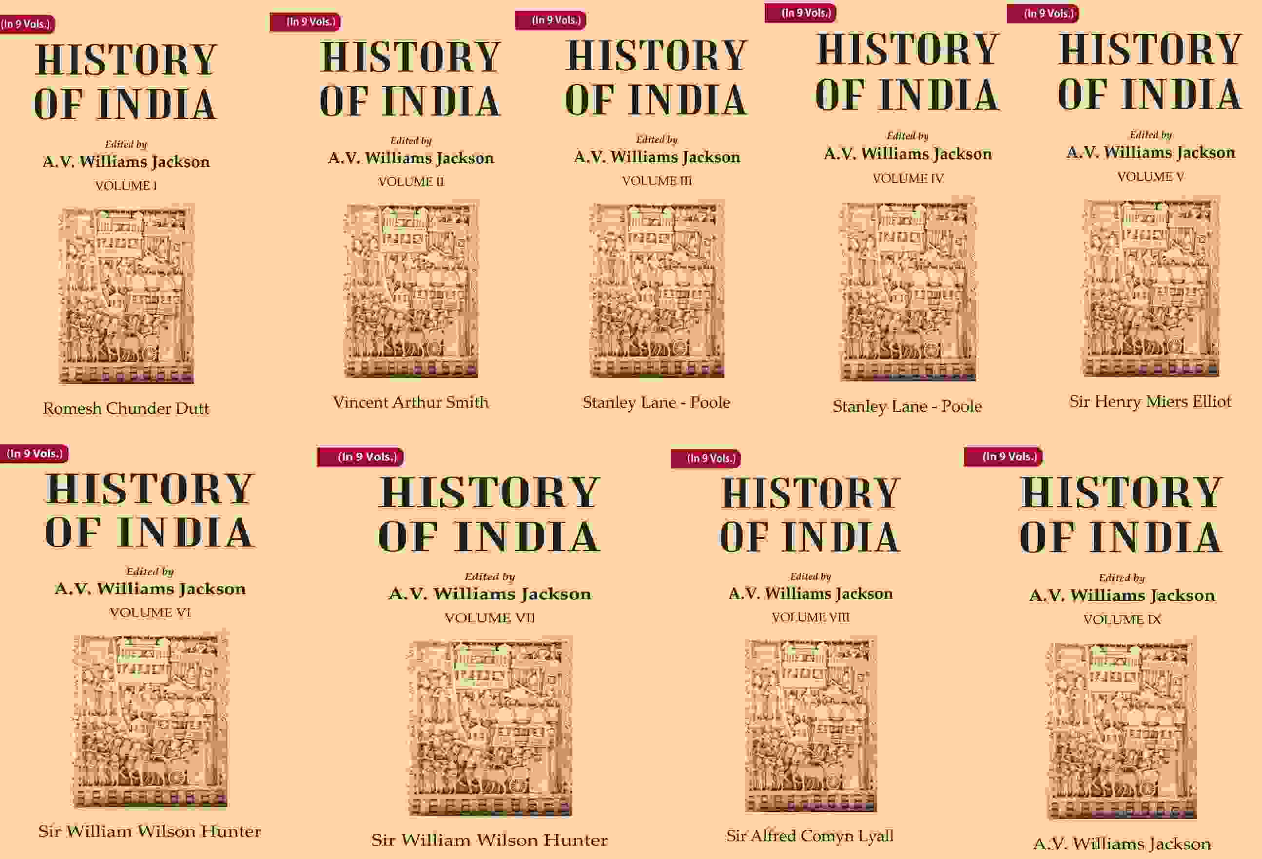 History of India In 9 Vol. - Gyan Books - Distacart
