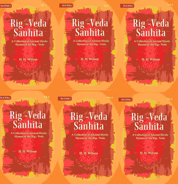Rig -Veda - Sanhita : A Collection of Ancient Hindu Hymns of the Rig - Veda 6 Vols. Set - Gyan Books - Distacart