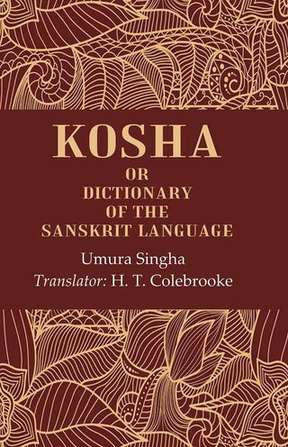 Kosha: Or Dictionary of the Sanskrit Language - Gyan Books - Distacart