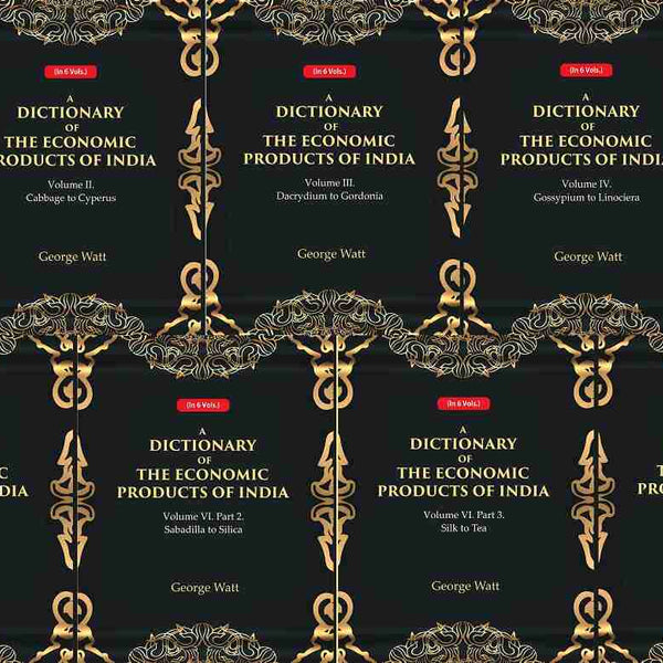 A Dictionary of the Economic Products of India 6 Vols. Set - Gyan Books - Distacart
