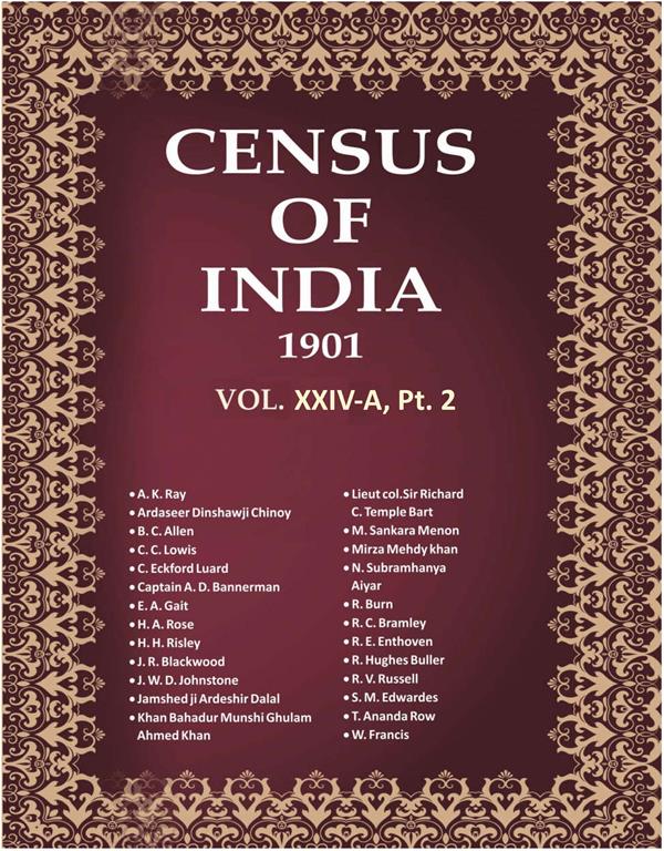 Census of India 1901: Mysore - Tables Book 56 Vol. XXIV-A, Pt. 2 - Gyan Books - Distacart