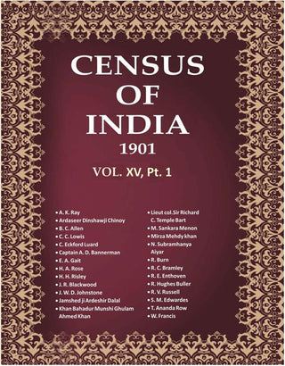 Census of India 1901: Coorg - Report and Tables and Madras - Report Book 35 Vol. XIV & Vol. XV, Pt. 1 - Gyan Books - Distacart