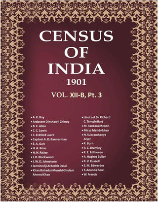 Census of India 1901: Burma - Provincial Tables : Lower Burma Book 30 Vol. XII-B, Pt. 3 - Gyan Books - Distacart