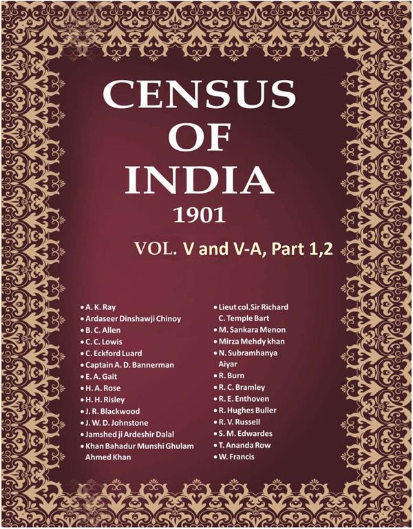 Census of India 1901: Baluchistan - Report & Imperial Tables Book 10 Vol. V and V-A, Part 1,2 - Gyan Books - Distacart