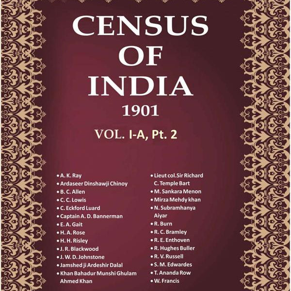 Census of India 1901: India - Tables Book 2 Vol. I-A, Pt. 2 - Gyan Books - Distacart