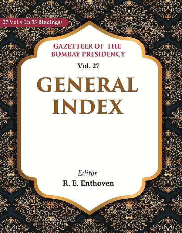 Gazetteer of the Bombay Presidency: General Index 27th - Gyan Books - Distacart