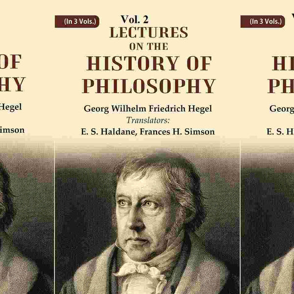 Lectures on the history of philosophy 3 Vols. Set - Gyan Books - Distacart