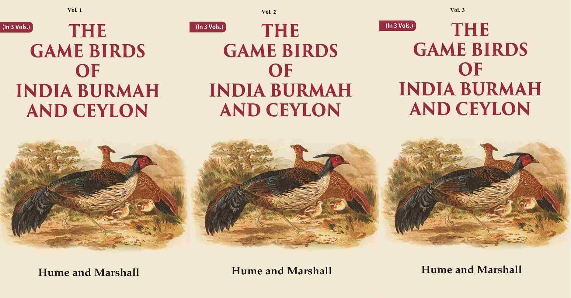 The Game Birds of India Burmah And Ceylon 3 Vols. Set - Gyan Books - Distacart