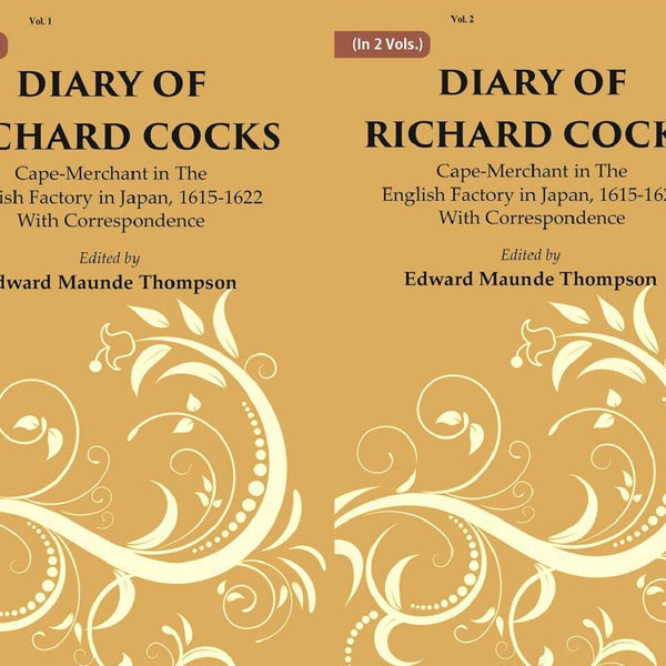 Diary Of Richard Cocks : Cape-merchant In The English Factory In Japan, 1615-1622 With Correspondence 2 Vols. Set - Gyan Books - Distacart