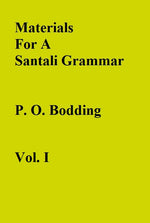Thumbnail for Materials For A Santali Grammar {Mostly Phonetic} Vol. 1st - Gyan Books - Distacart