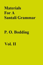 Thumbnail for Materials For A Santali Grammar {Mostly Morphological} Vol. 2nd - Gyan Books - Distacart