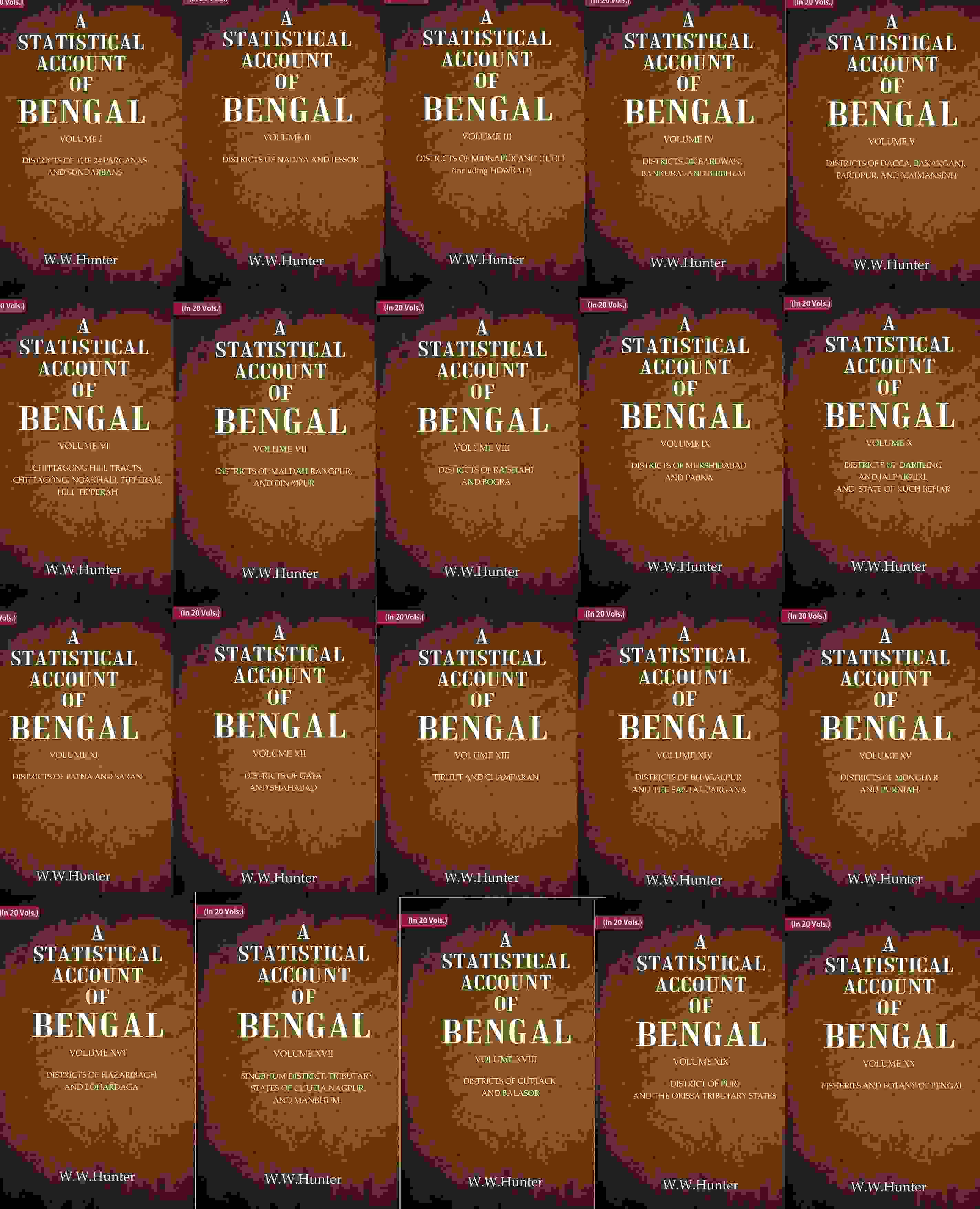 A Statistical Account of Bengal 20 Vols. Set - Gyan Books - Distacart