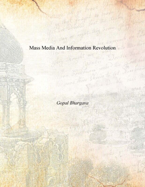 Mass Media and Information Revolution - Gyan Books - Distacart