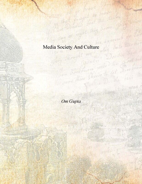 Media Society and Culture - Gyan Books - Distacart