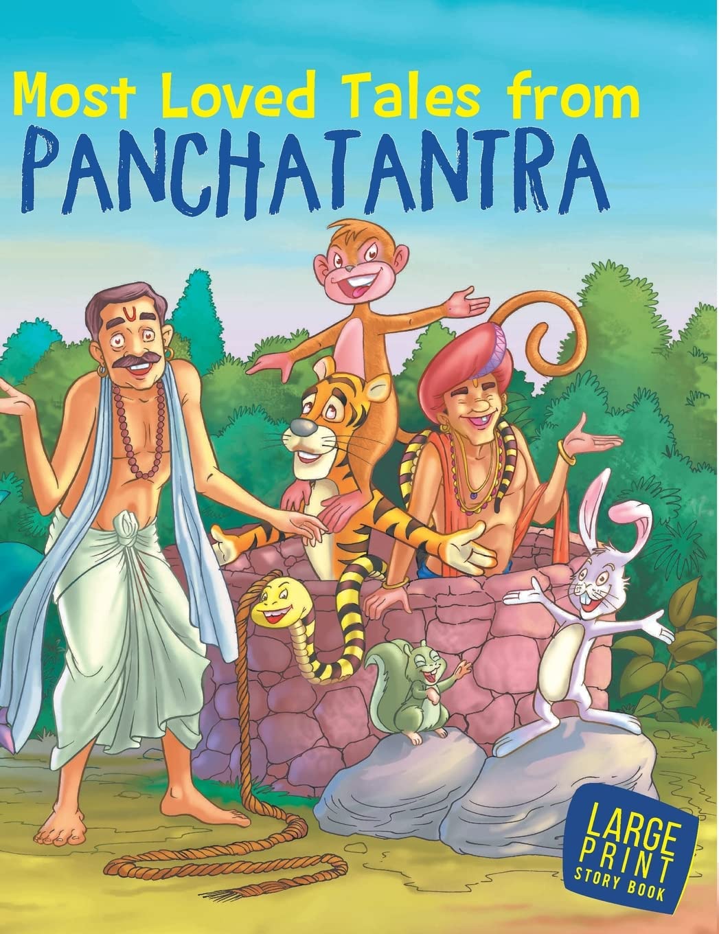 Most Loved Tales from Panchatantra : Large Print - Om Books - Distacart