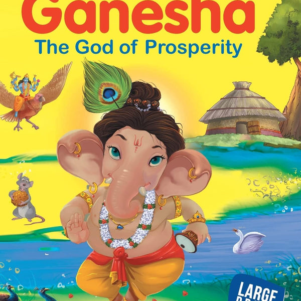 Ganesha The God of Prosperity : Large Print - Om Books - Distacart