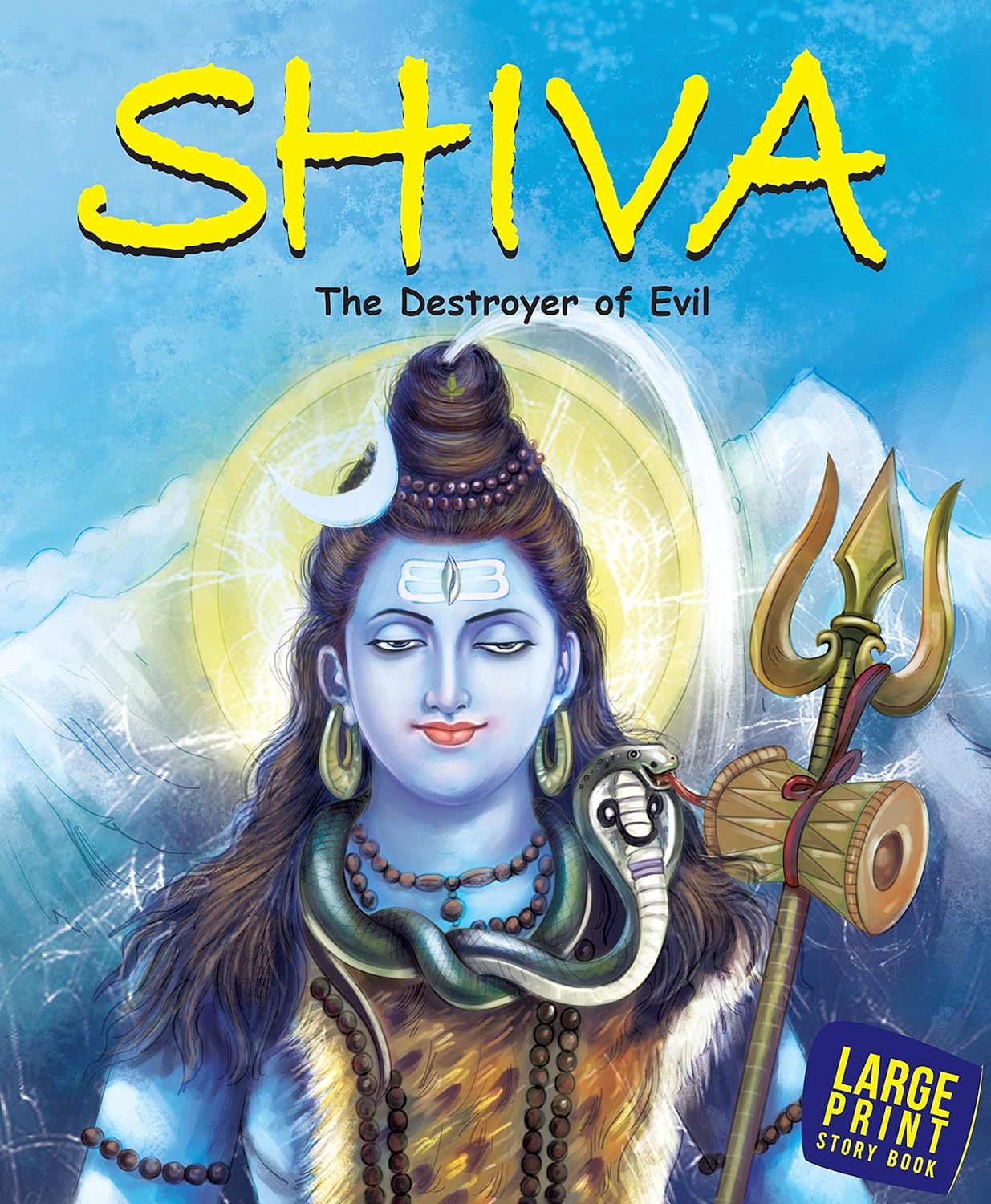 Shiva The Destroyer of Evil : Large Print - Om Books - Distacart