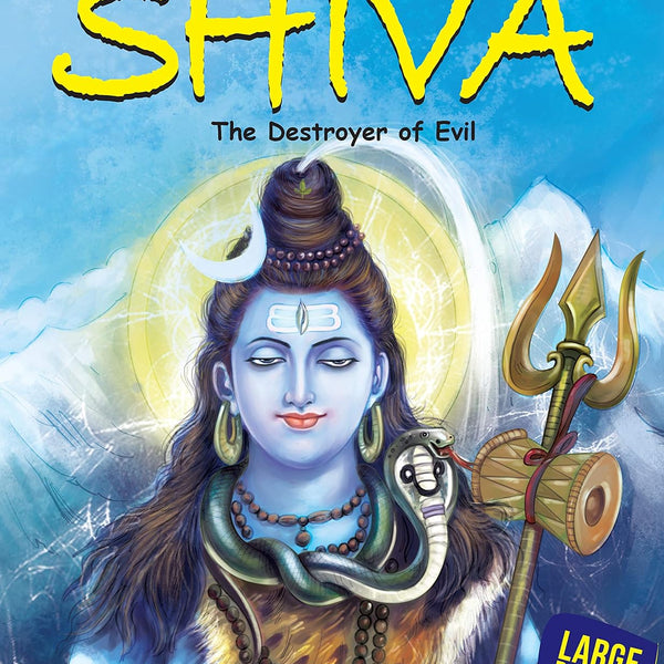 Shiva The Destroyer of Evil : Large Print - Om Books - Distacart