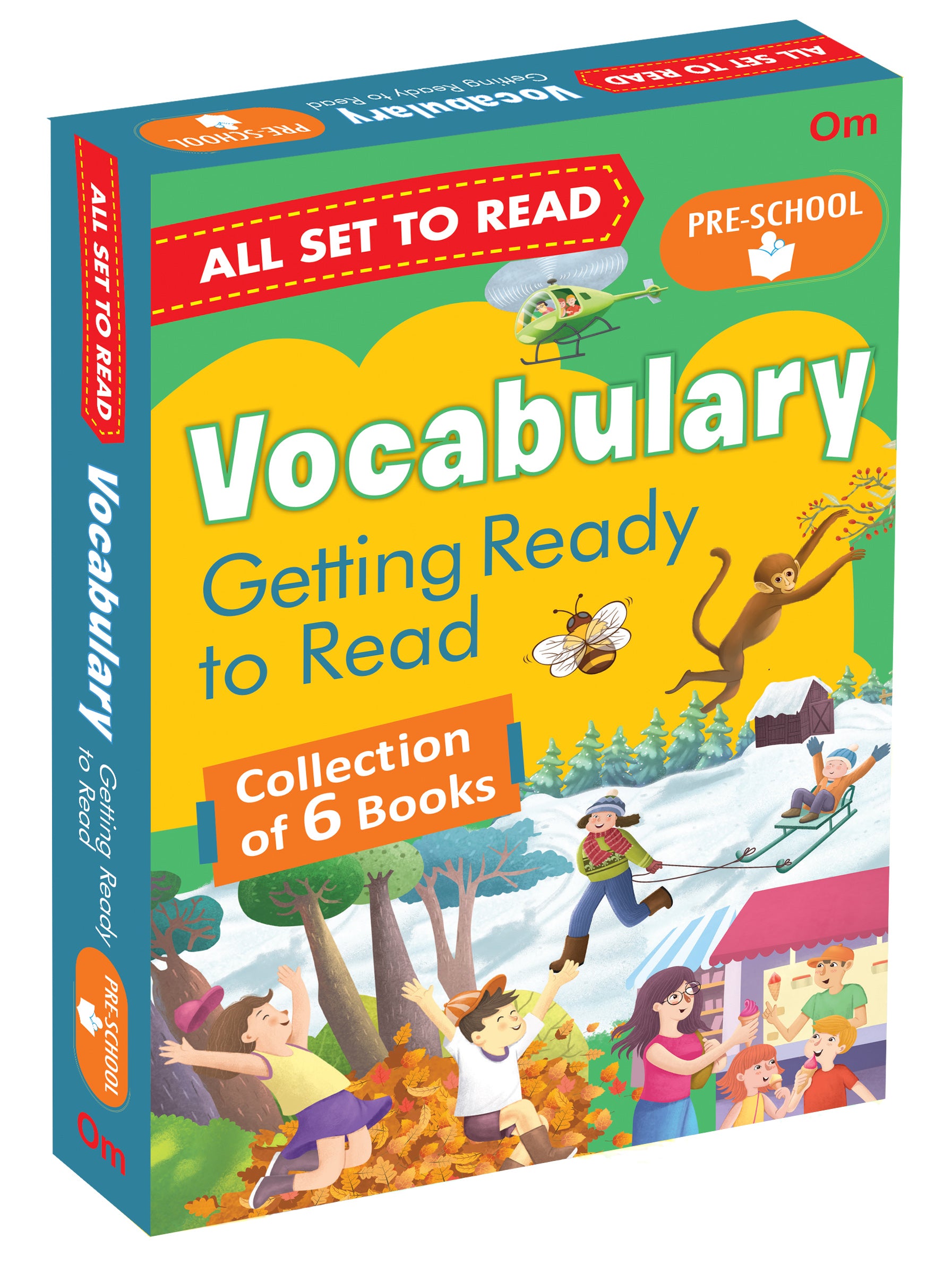 All Set Read Preschool Collection of 6 Books - Om Books - Distacart