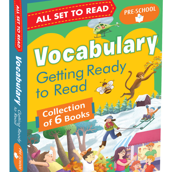 All Set Read Preschool Collection of 6 Books - Om Books - Distacart