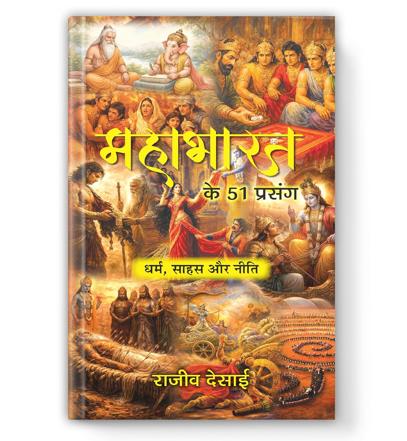 Mahabharat Ke 51 Prasang | Religious Scriptures And Ethics Book In Hindi-Rajeev Desai - Dista