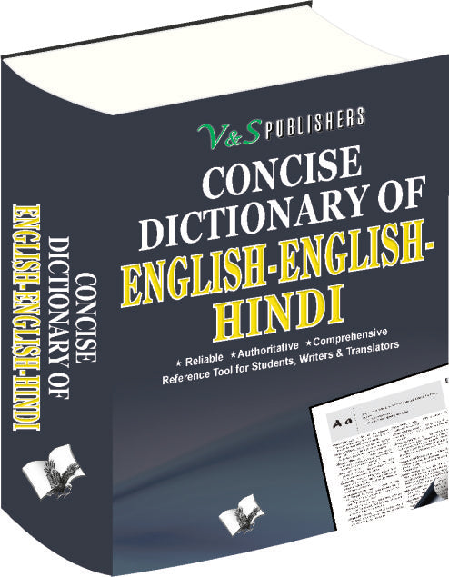 Concise English English Hindi Dictionary (Hb) by V&S Editorial Board - Dista