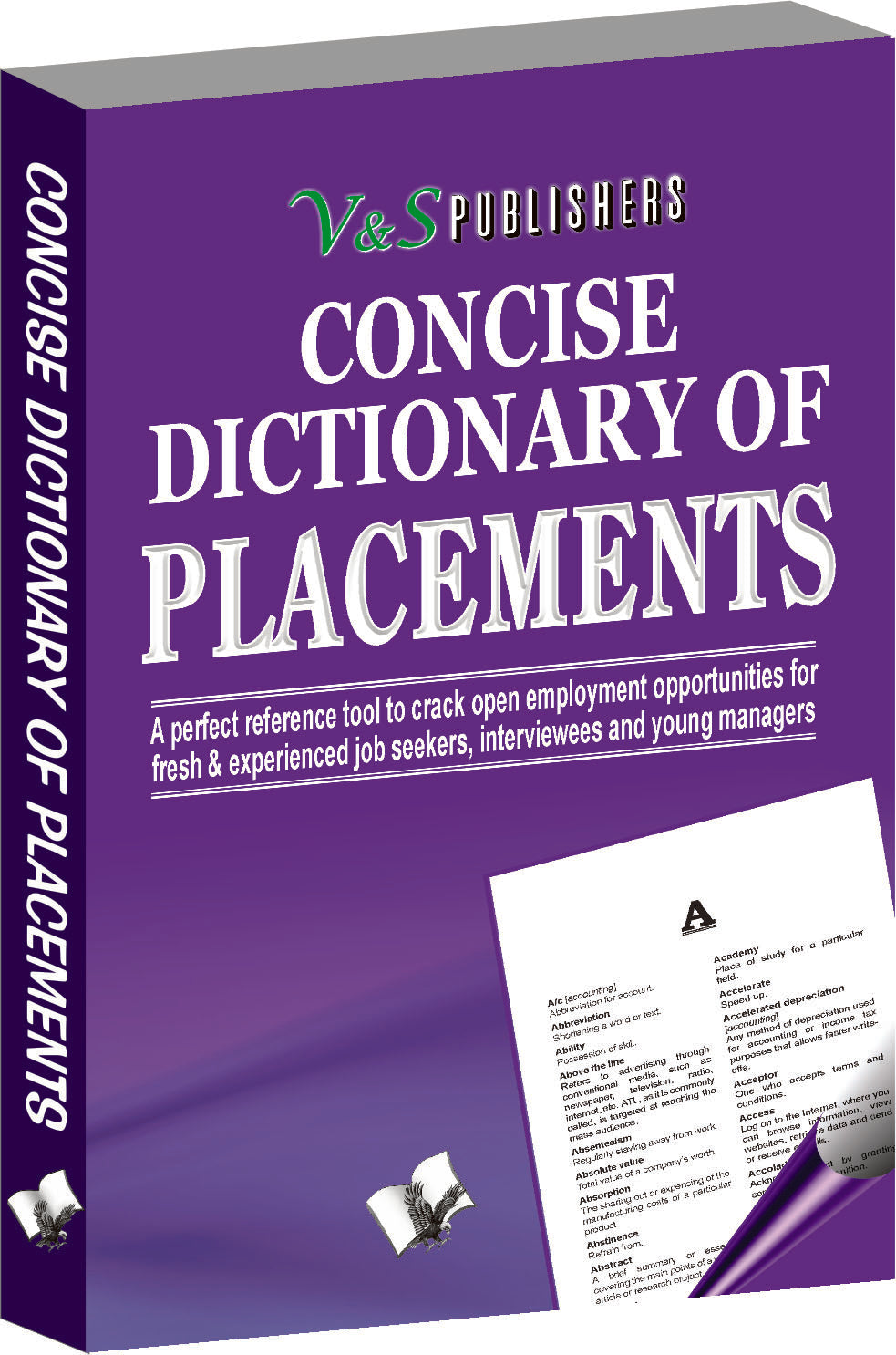 Concise Dictionary Of Placements by V&S Editorial Board - Dista