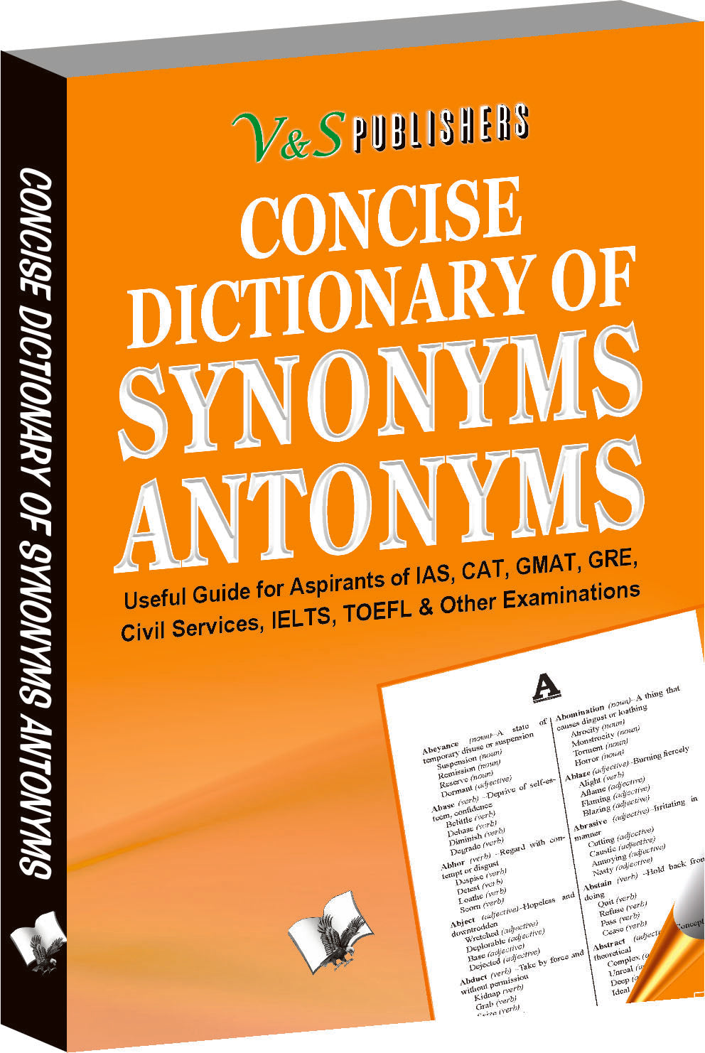 Concise Dictionary Of Synonyms Antonyms by Tanvir Khan - Dista