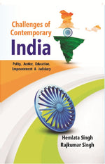 Thumbnail for Challenges of Contemporary India : Polity • Justice • Education • Empowerment and • Judiciary - Gyan Books - Distacart