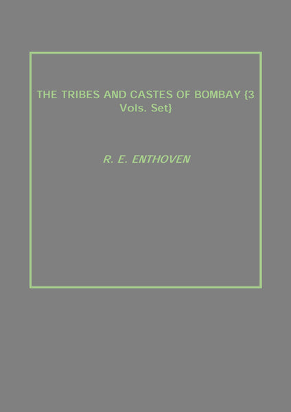 The Tribes and Castes of Bombay 3 Vols. Set - Gyan Books - Distacart