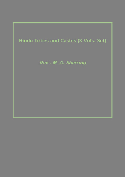 Hindu Tribes and Castes 3 Vols. Set - Gyan Books - Distacart