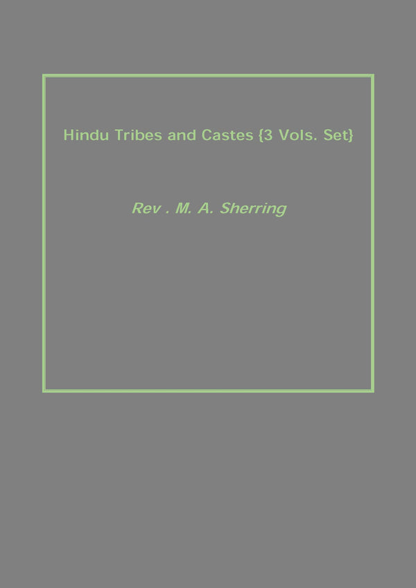 Hindu Tribes and Castes 3 Vols. Set - Gyan Books - Distacart