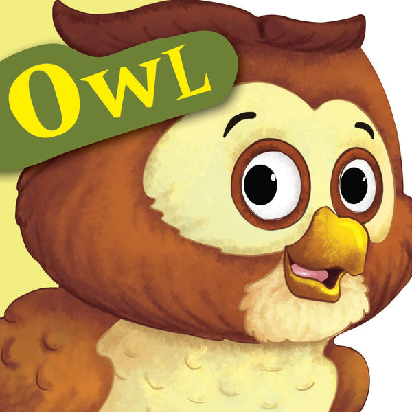 Owl : Cutout Board Book - Om Books - Distacart