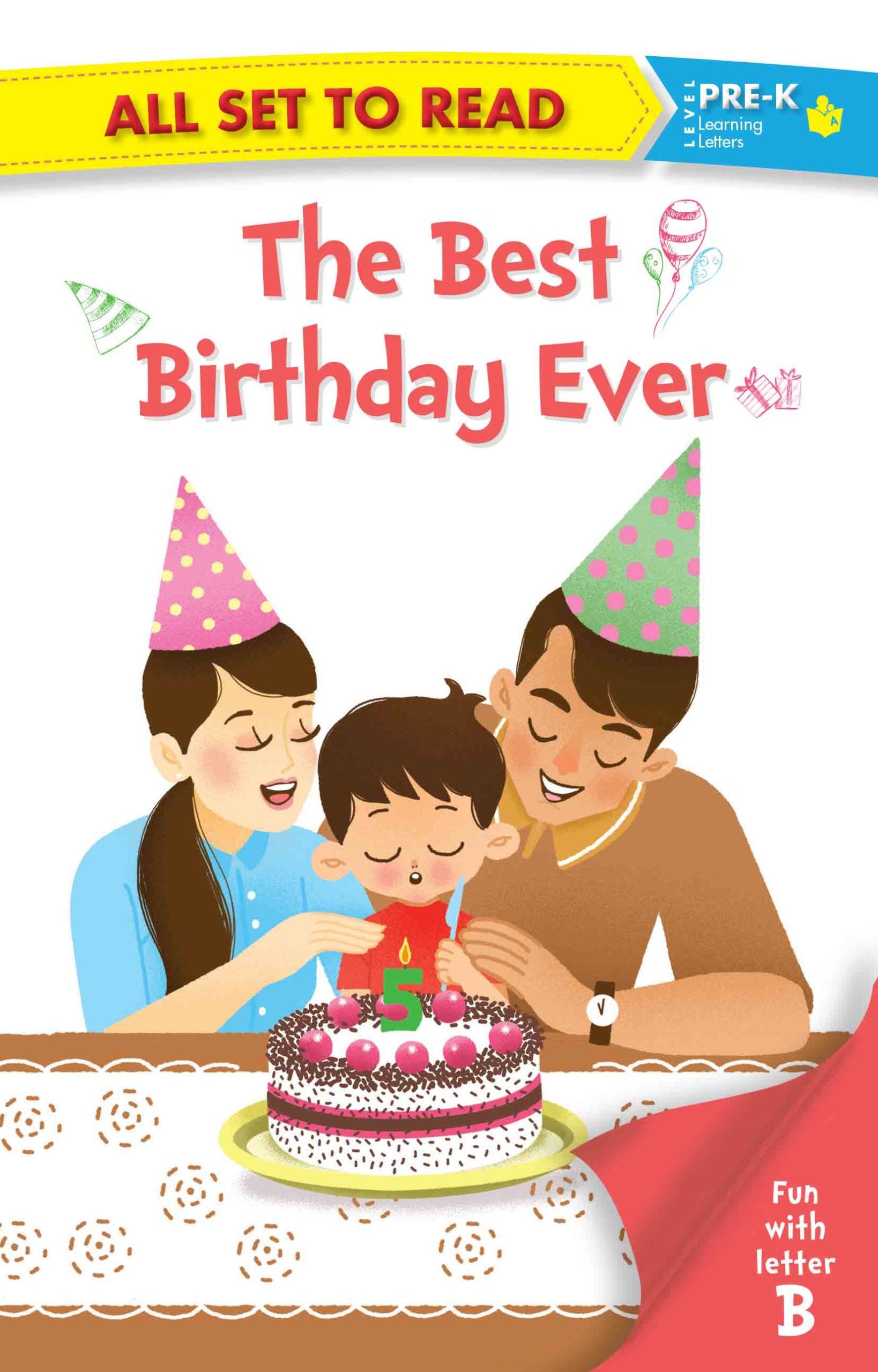 All set to Read fun with B The Best Birthday Ever - Om Books - Distacart