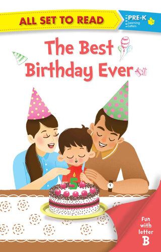 All set to Read fun with B The Best Birthday Ever - Om Books - Distacart