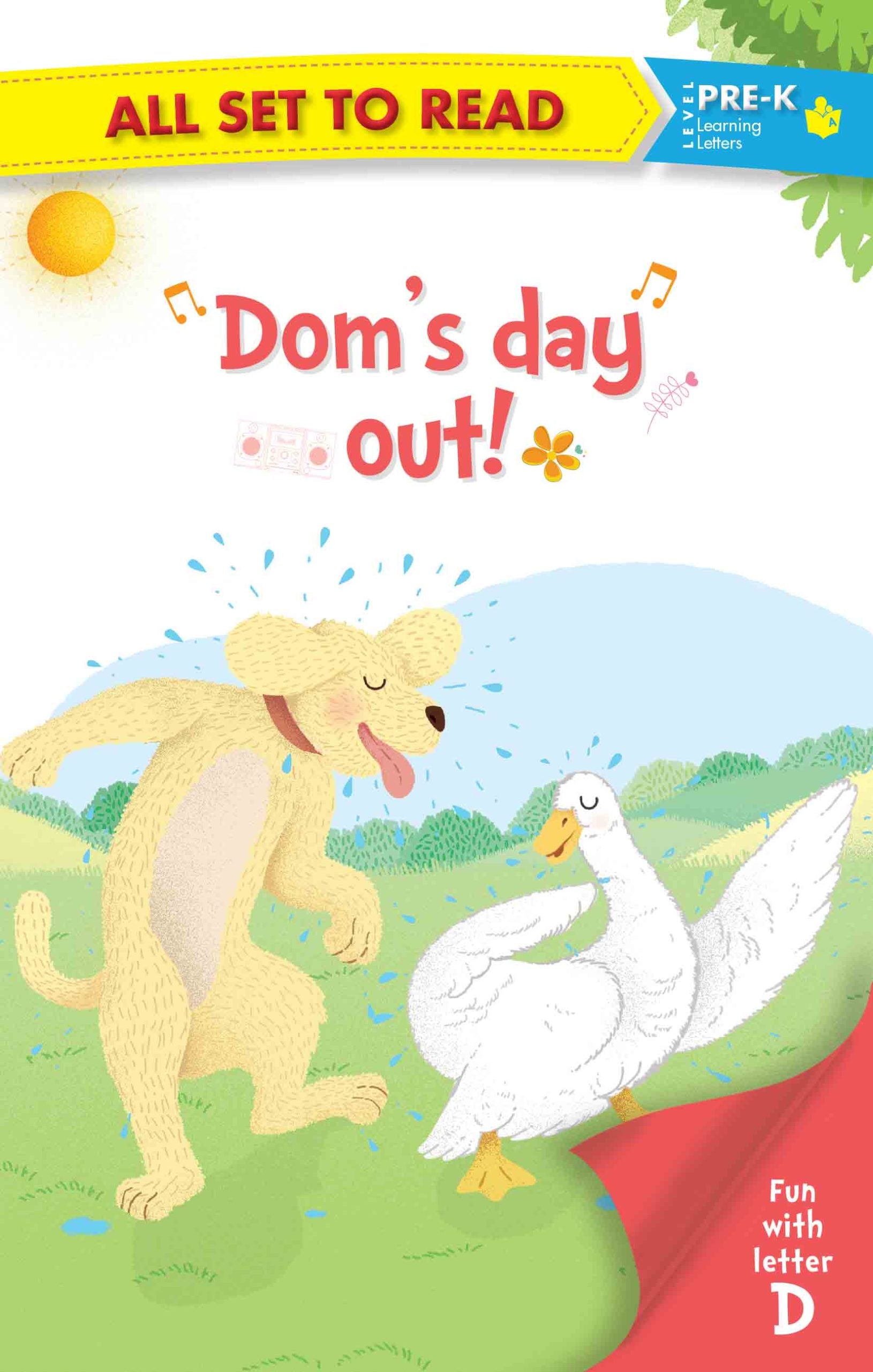 All set to Read fun with Letter D Doms Day Out - Om Books - Distacart