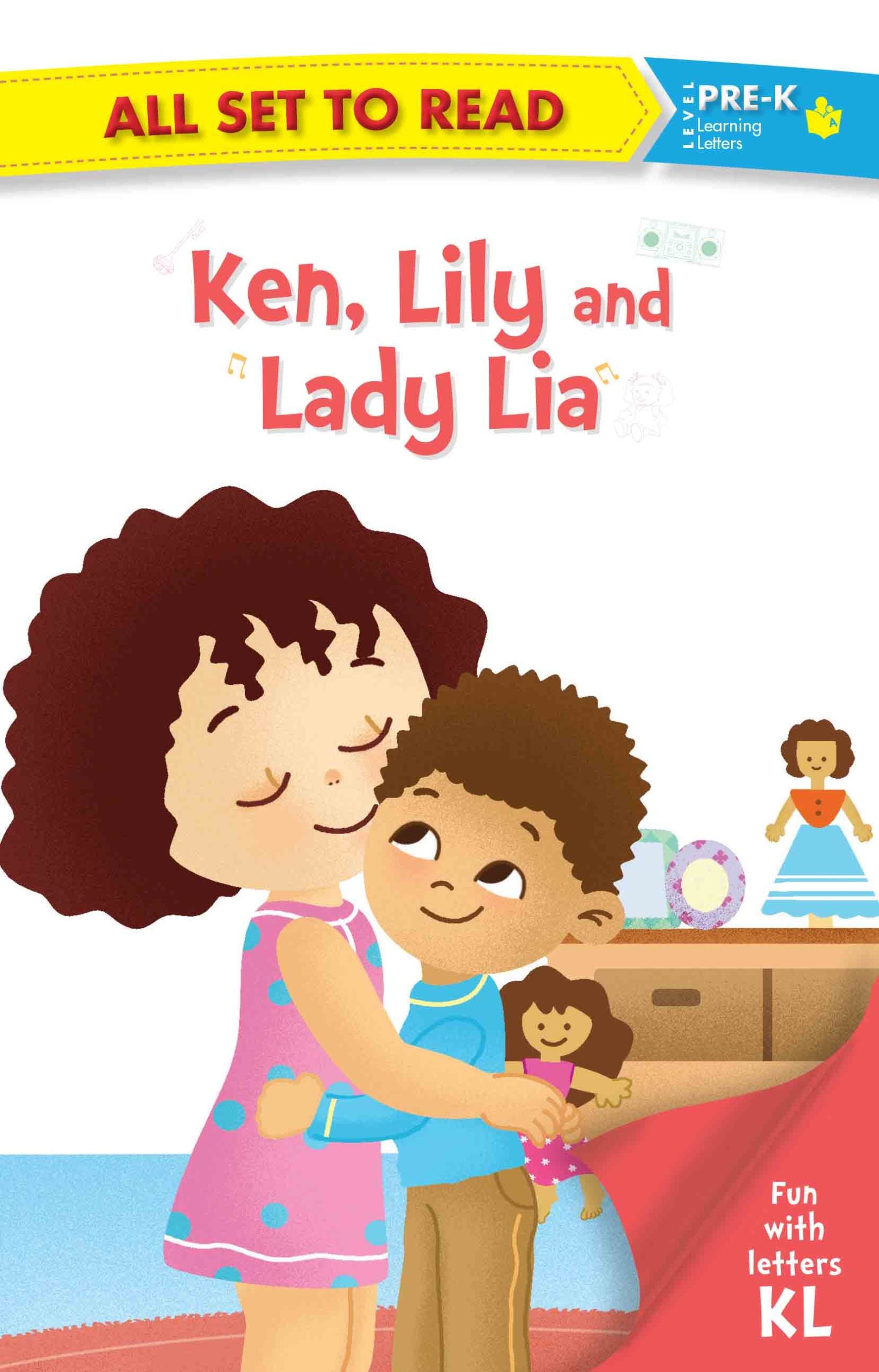 All set to Read fun with Letter K L Ken Lily and Lady Lia - Om Books - Distacart