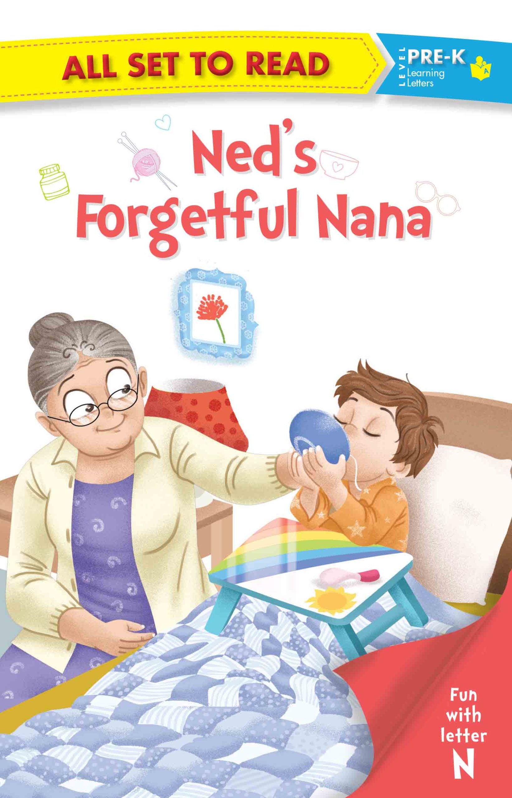 All set to Read fun with Letter N Neds Forgetful Nana - Om Books - Distacart