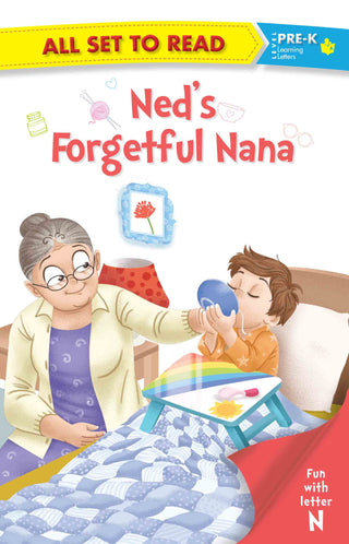 All set to Read fun with Letter N Neds Forgetful Nana - Om Books