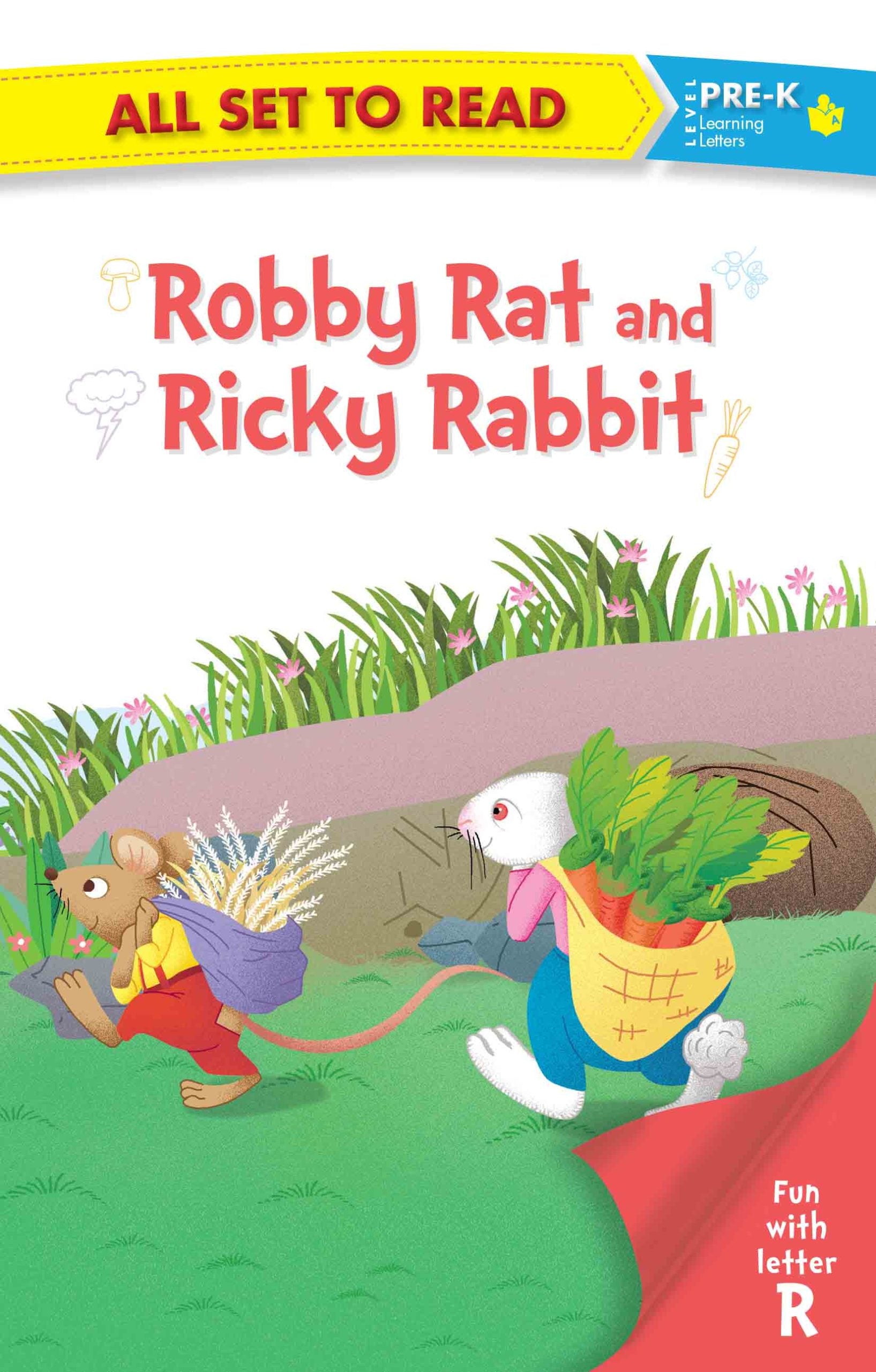 All set to Read fun with Letter R Robby Rat and Ricky Rabbit - Om Books - Distacart