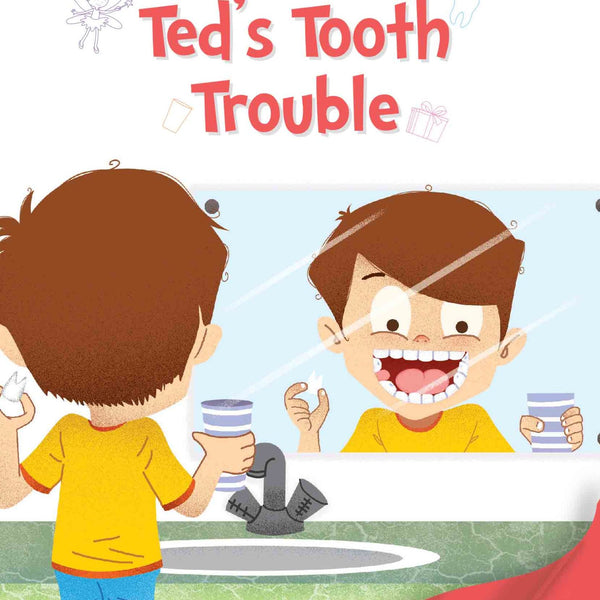All set to Read fun with Letter T Teds Tooth Trouble - Om Books - Distacart
