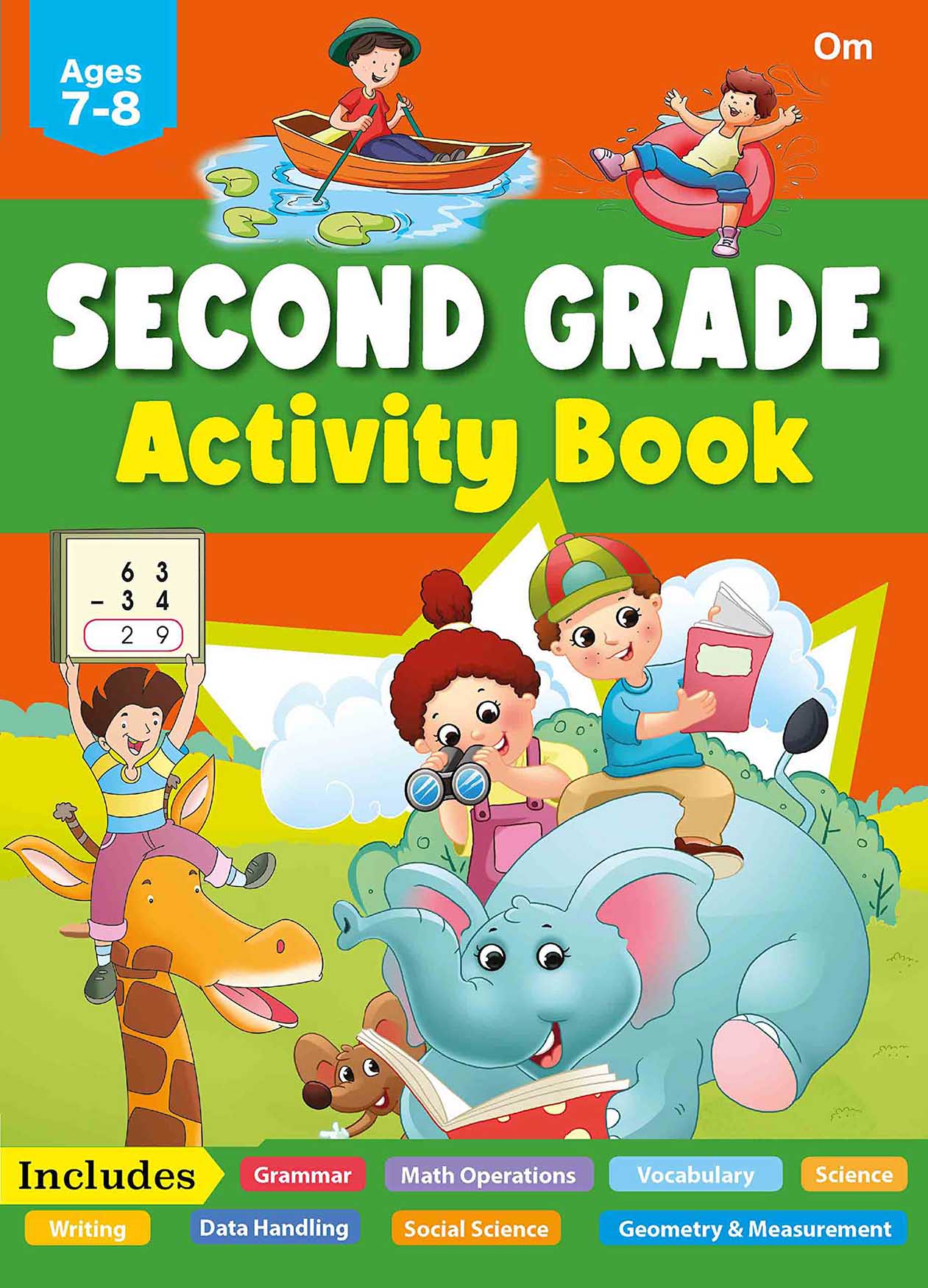 Jumbo Smart Scholars- Grade 2 Workbook Activity Book - Om Books - Distacart