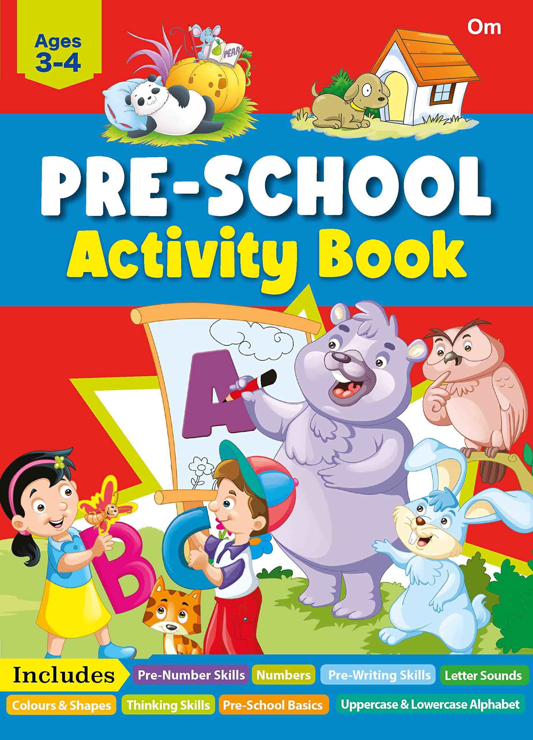 Jumbo Smart Scholars Pre-School Workbook - Om Books - Distacart