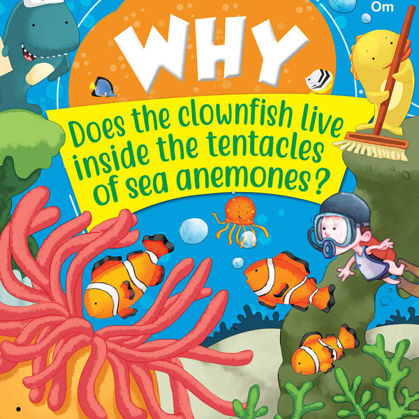 Why Does the clownfish live inside the tentacles of sea anemones - Om Books - Distacart
