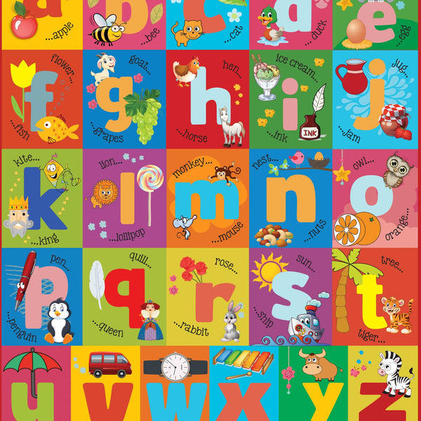 Alphabet (Small Letters) : Charts - Om Books - Distacart