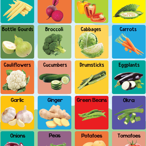 Vegetables : Charts - Om Books - Distacart