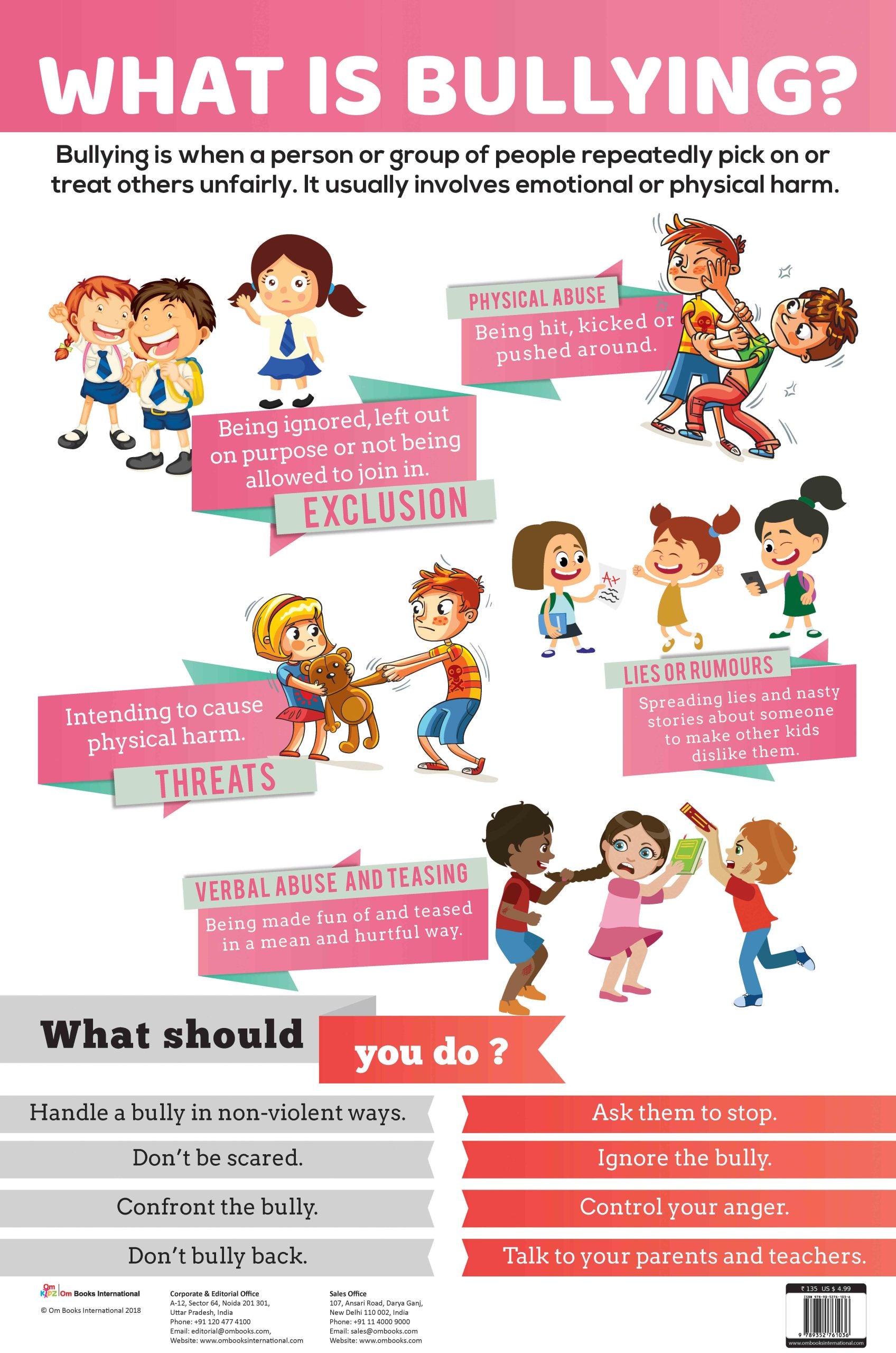 What is Bullying : Charts - Om Books - Distacart