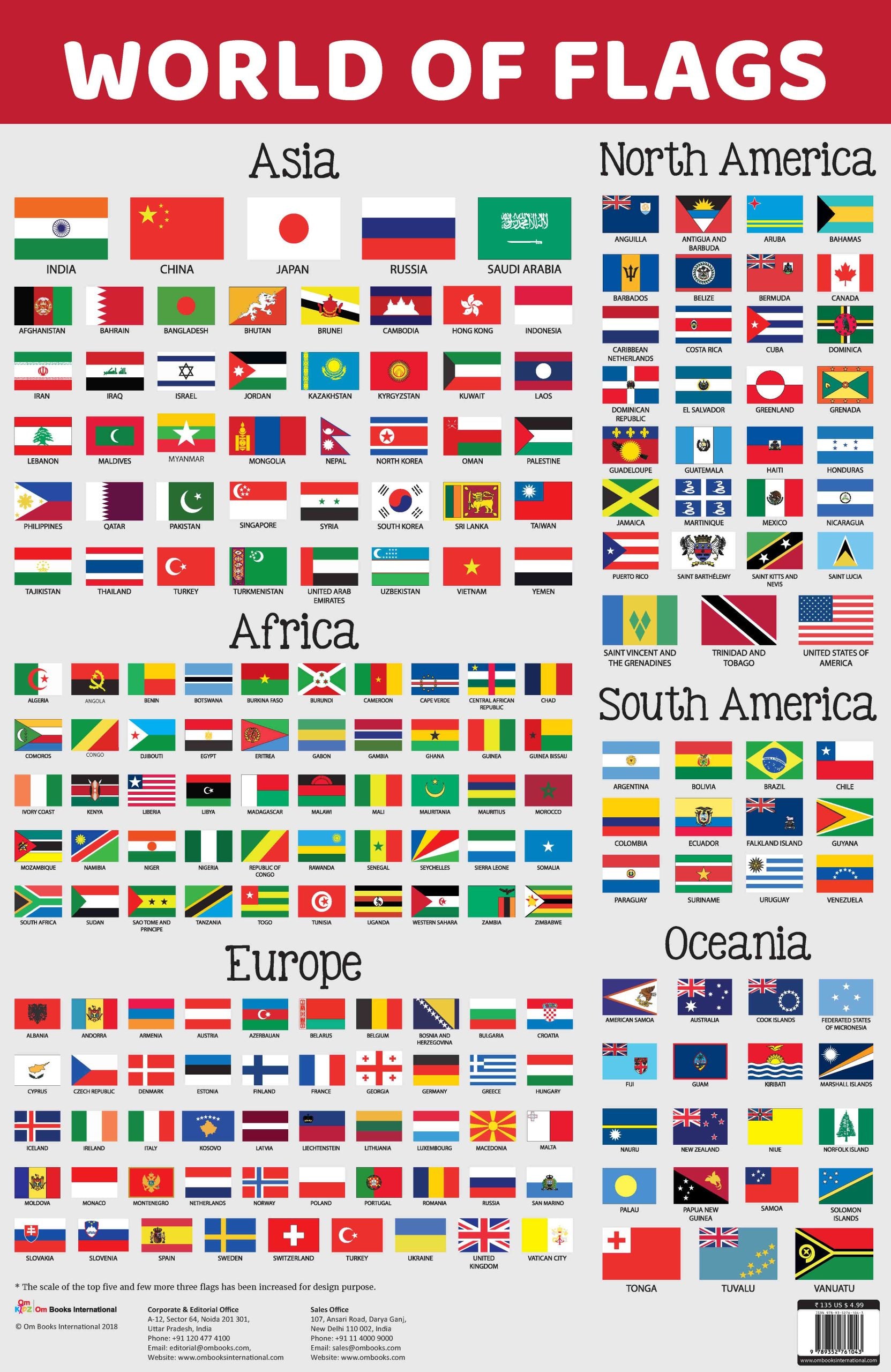 World of Flags : Charts - Om Books - Distacart