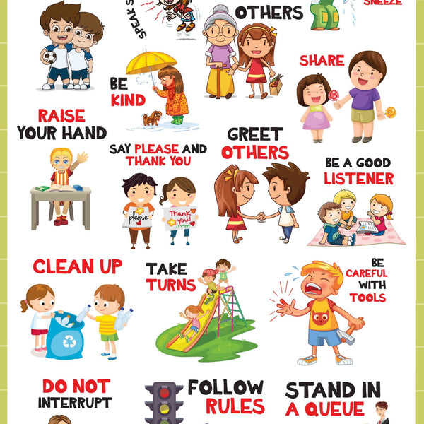 Good Manners : Charts - Om Books - Distacart